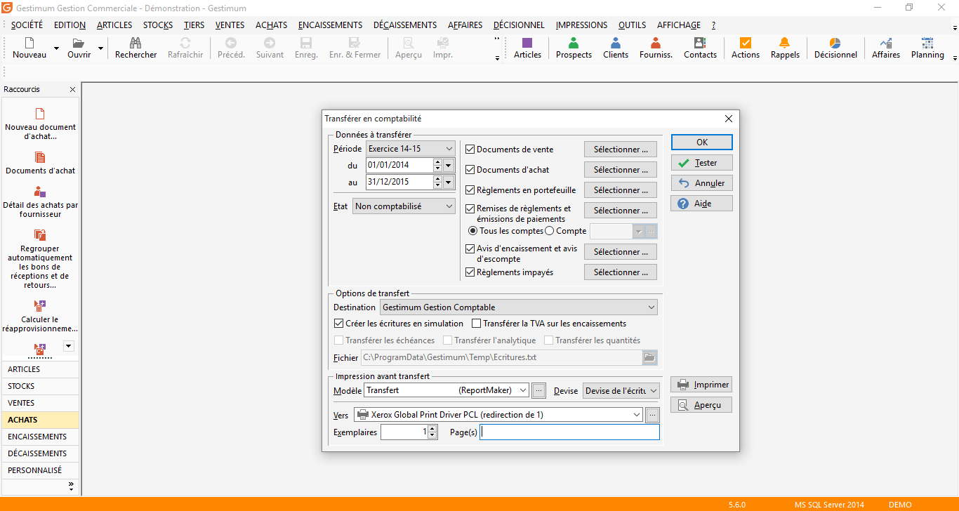 Logiciel ERP : le transfert comptable