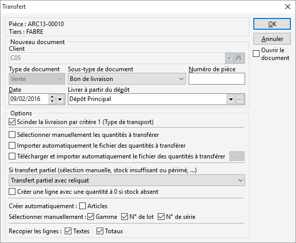 Gestimum ERP : Scinder la livraison de vos commandes